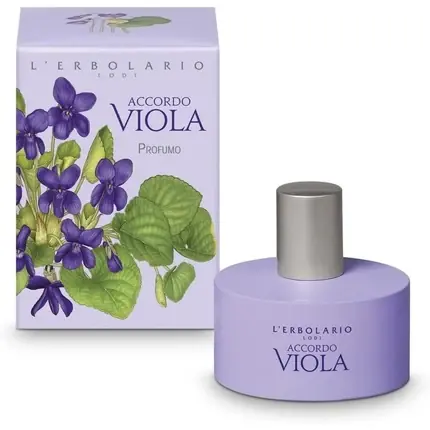 Eau de Parfum L‘Erbolario Accordo Viola cu lavandă și capac argintiu Ofertă de sezon