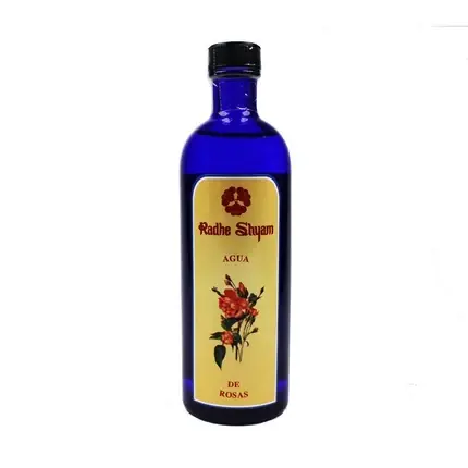 Spray Facial Radhe Shyam cu Apă de Trandafir, 200ml, Sticlă Albastră Preferatul clienților