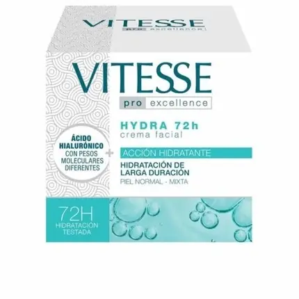 Crema Facială Vitesse Pro Excellence Hydra 72h, Hidratare de Lungă Durată, Piele Normal-Mixtă, 50ml Calitate înaltă