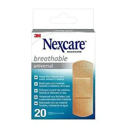 Livrare expres Bandaje adezive Nexcare, N0320NS-1, 25x72mm, beige, 20 buc