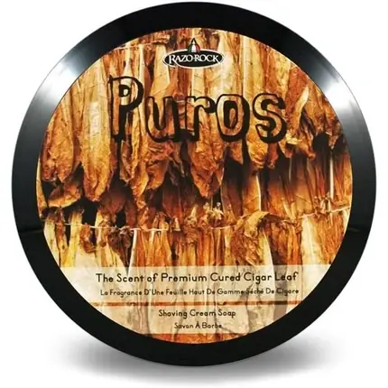 Comandă acum Săpun de ras Razorock Puros, cu arome de tutun, 150ml