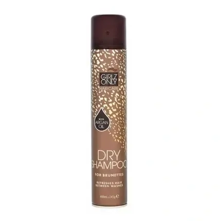 Cumpărături sigure Șampon uscat Girlz Only pentru brunete, 400ml