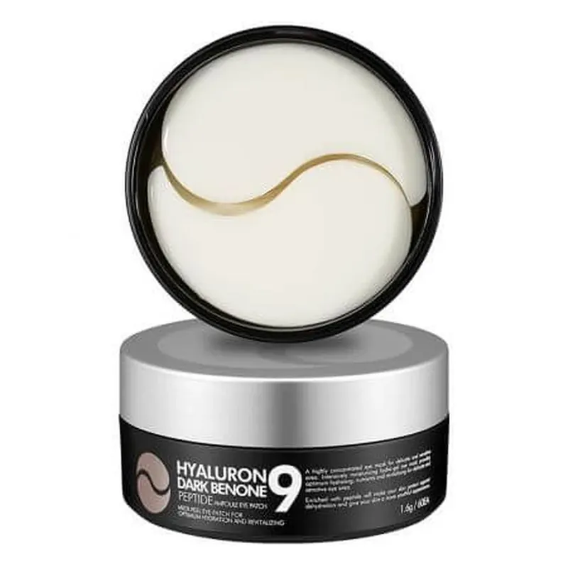 Ofertă specială Plasturi pentru ochi cu acid hyaluronic, peptide si benon negru, 60 bucati, Medi-Peel