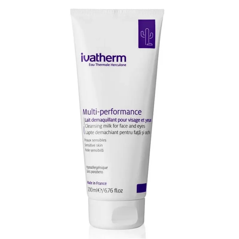 Chilipir Lapte demachiant pentru fata si ochi Multi-performance, 200 ml, Ivatherm