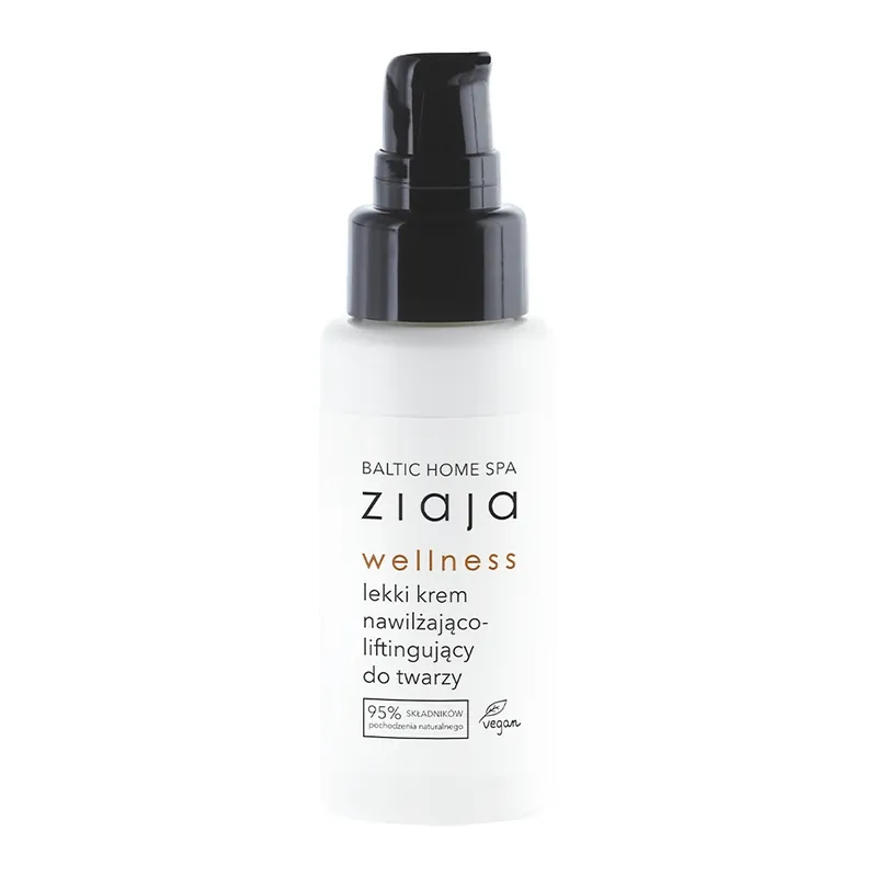 Ziaja Baltic Home Spa Wellness, Cremă de față ușoară, hidratantă și de lifting, 50 ml Expediere rapidă
