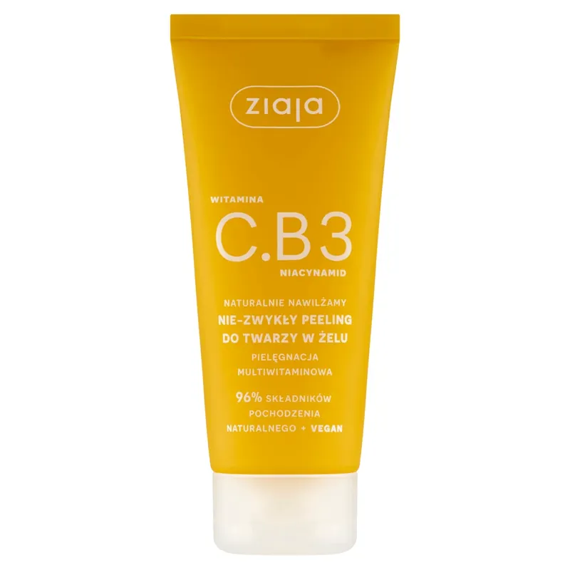 Ziaja Vitamin C.B3 Niacinamide, gel de exfoliere non-comedogenic pentru față, 100 ml Reducere