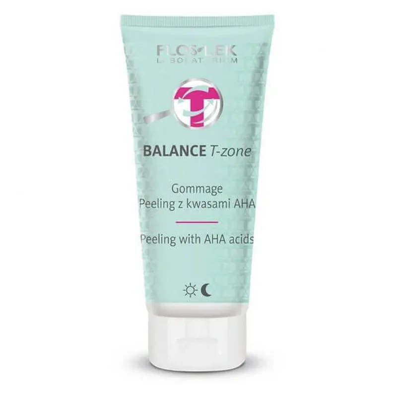 Flos-Lek Balance T-zone, peeling Gommage cu acizi AHA, 125 g Cumpără acum