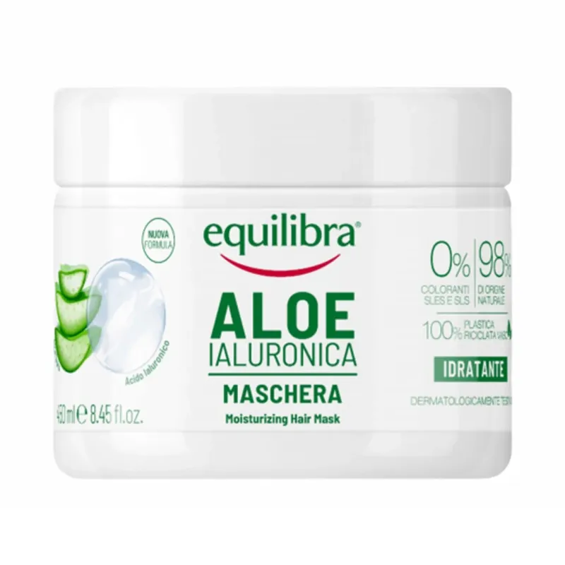 Equilibra Aloe, mască de păr hidratantă, 450 ml Ofertă limitată