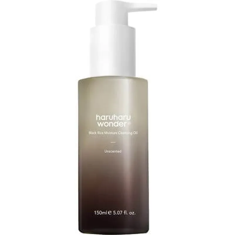 Ulei de curatare pentru fata pe baza de ulei de tarate de orez negru Black Rice Moisture, 150 ml, Haruharu Wonder Comandă acum