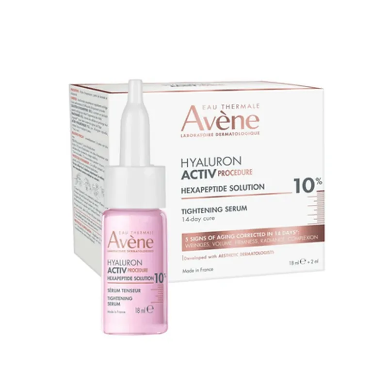 Disponibil imediat Ser de fata tonifiant cu Hexapeptida Hyaluron Activ Procedure, 18 ml, Avene