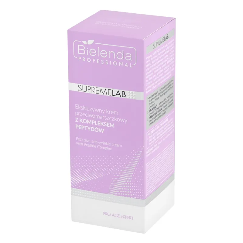 Cumpără online Bielenda Professional SupremeLAB Pro Age Expert, cremă de față antirid exclusivă cu complex peptidic, 50 ml