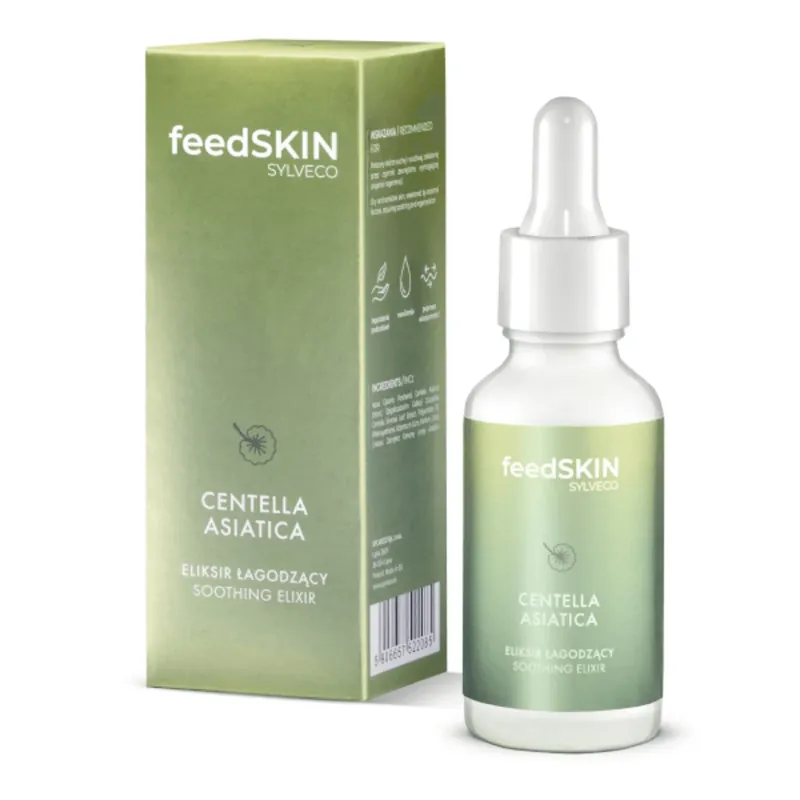 Reducere extra Sylveco FeedSkin Centella Asiatica, elixir calmant cu Centella Asiatica, 30 ml