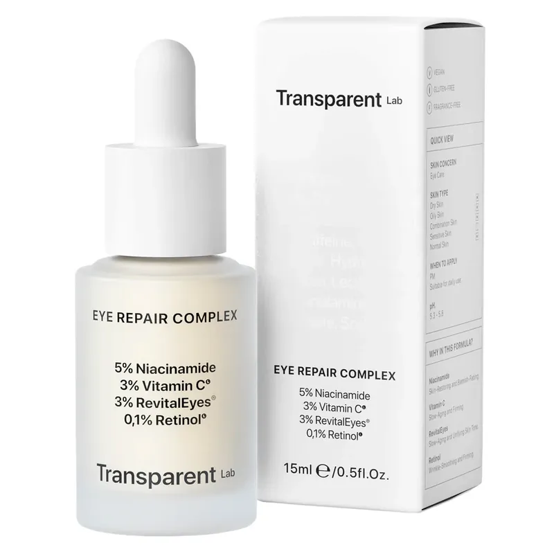 Ofertă limitată Transparent Lab Eye Repair Complex, gel pentru ochi cu retinol, 15 ml