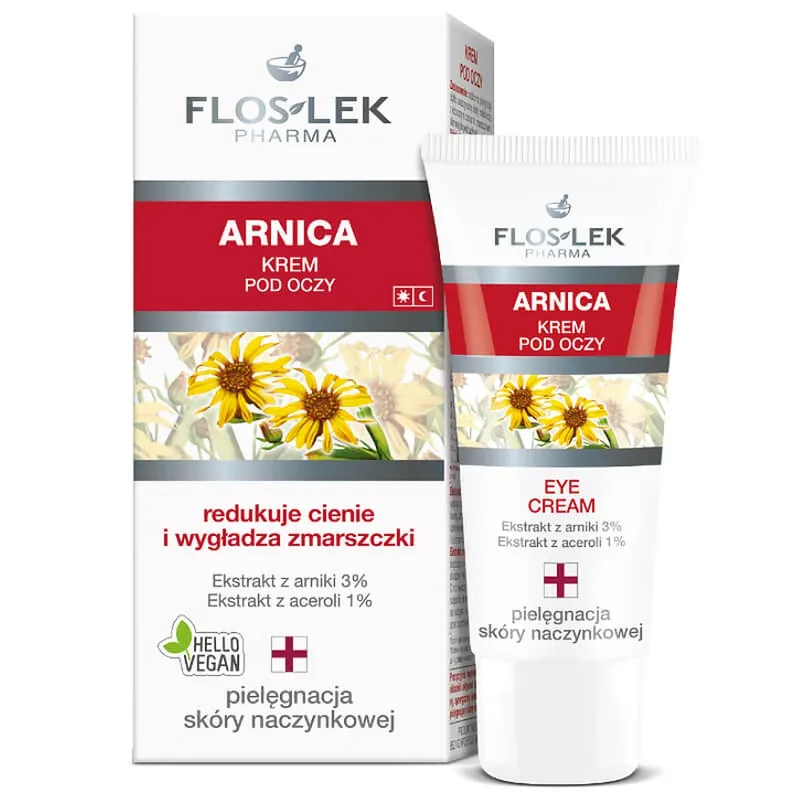 Cremă de ochi Flos-Lek Arnica, pentru ten cuperoză, 30 ml Ofertă exclusivă