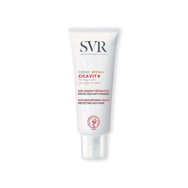 Livrare rapidă SVR, Cicavit+ Soothing Repairing Protective Treatment Spf50+ 40ml