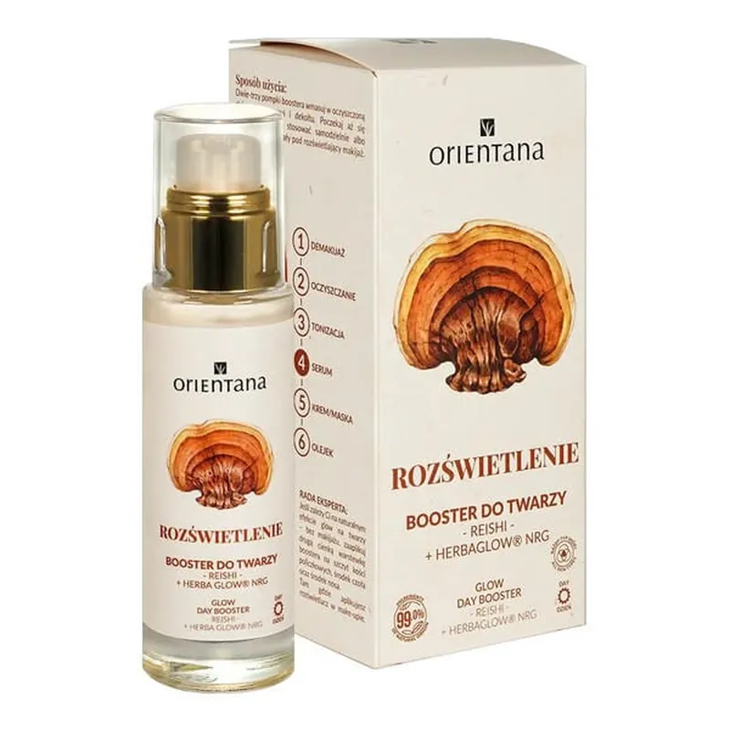 Cumpărături sigure Orientana, Reishi și Rozaceea rapel iluminator, 30 ml