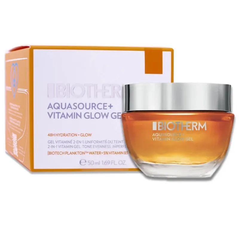Noutate BIOTHERM AQUASOURCE+ VITAMINE GLOW GEL 50 ml
