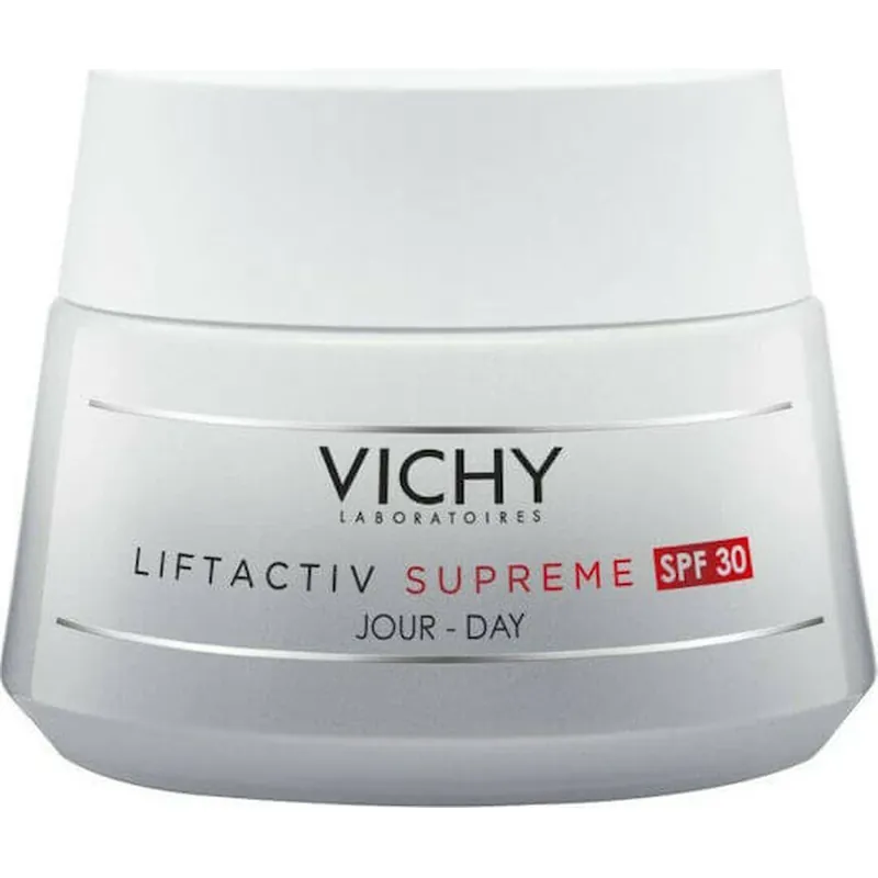 Vichy Liftactiv Supreme Cremă de Față de Zi cu SPF30 pentru Hidratare, Anti-îmbătrânire și Tonifiere cu Acid Hialuronic 50ml Livrare rapidă