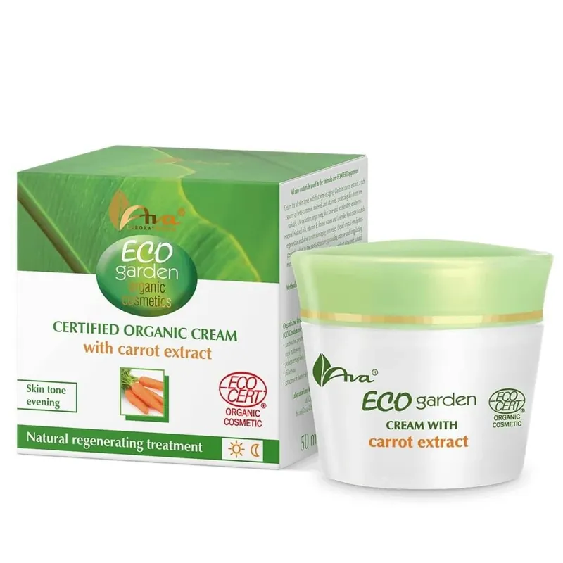 Ava Laboratorium Eco Garden Cremă organică certificată cu extract de morcov 30+, 50 ml Calitate înaltă