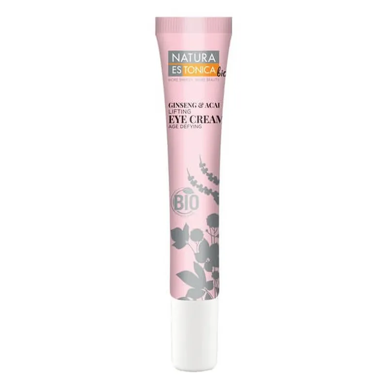 Premium Natura Estonica Ginseng & Acai, cremă de lifting pentru ochi, Ginseng & Acai, 20 ml