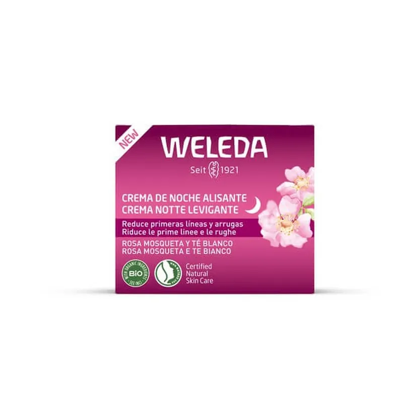 Weleda Smoothing Night Cream Rosehip and White Tea 40ml Preferatul clienților