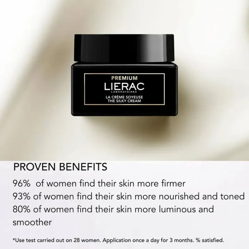 Lierac Premium La Crème Soyeuse – cremă anti-îmbătrânire pentru ten normal, reumplere de 50 ml Livrare expres