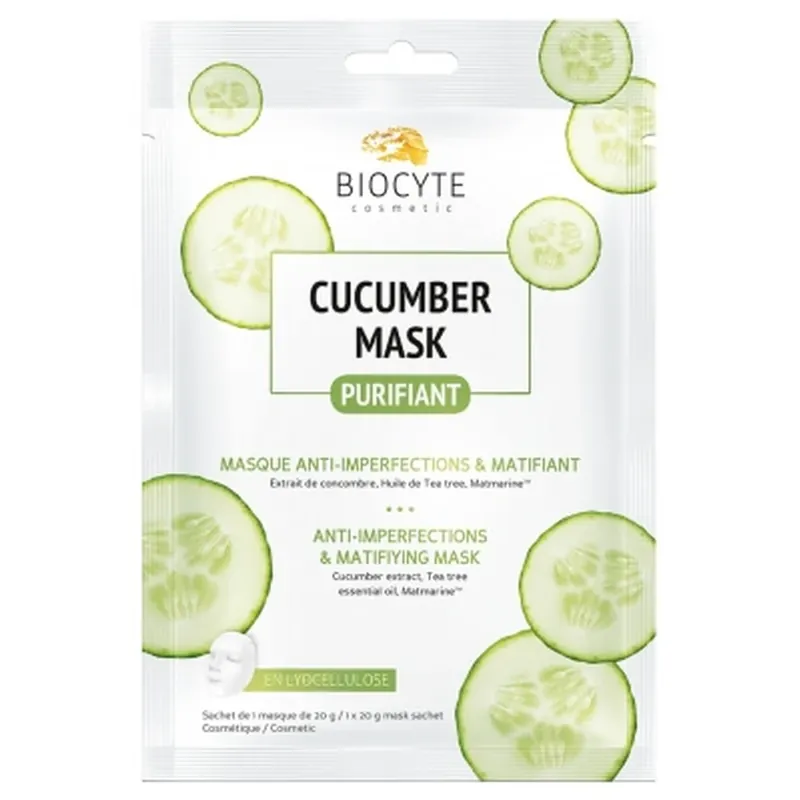 Reducere de preț Biocyte Cucumber Mask Purifiant – Mască anti-imperfecțiuni și matifiantă 10 g