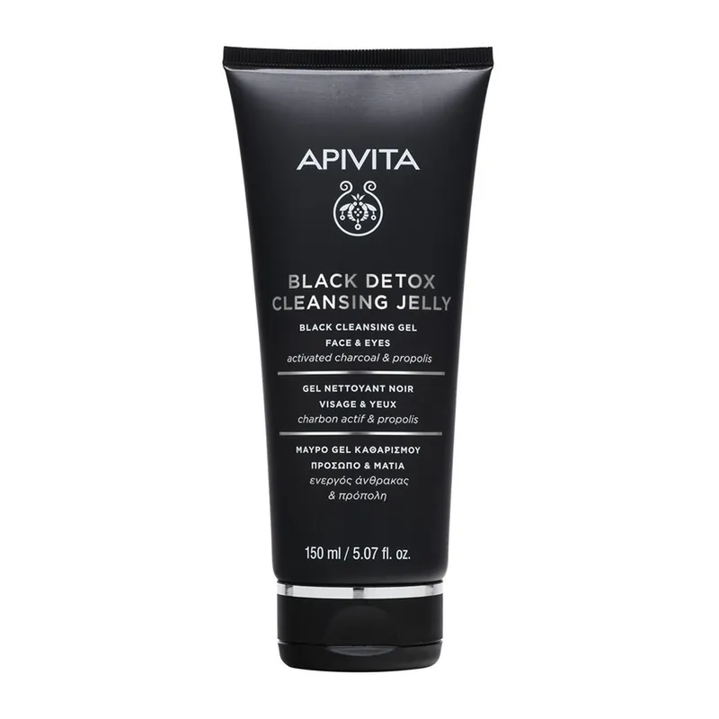Retur ușor Gel pentru curatare pe baza de carbune activ, 150 ml, Apivita