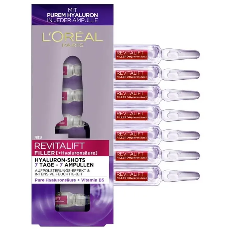 Cel mai vândut L Oréal, Fiole cu acid hialuronic, 1.3 ml