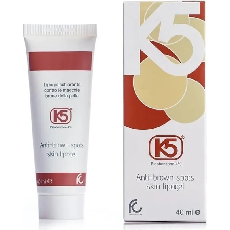 Cumpărături sigure K5 Lipogel 1×40 ml, preparat pentru depigmentarea petelor maronii