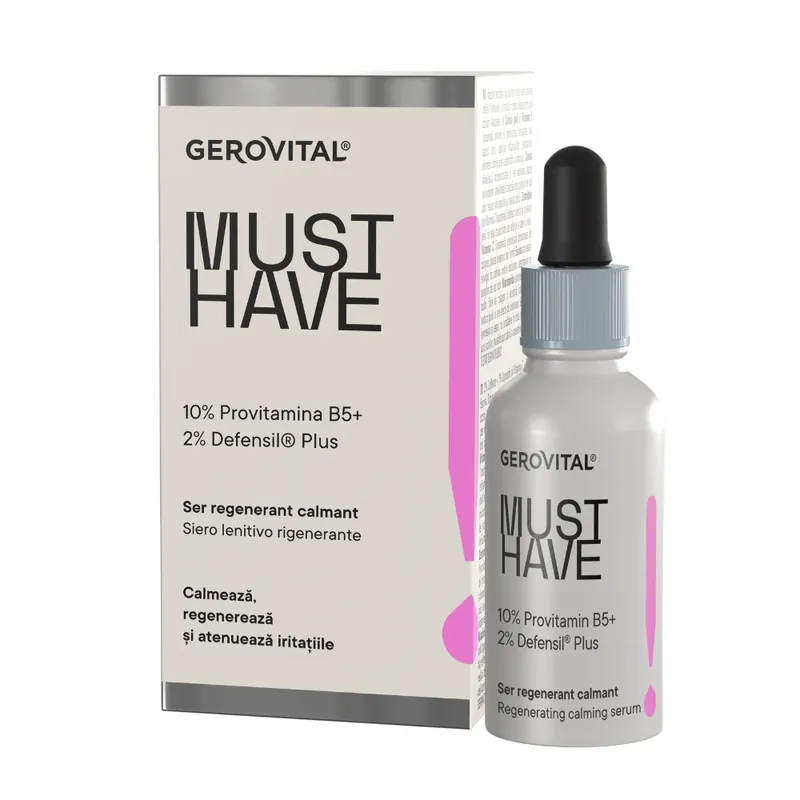 Serum regenerant calmant 10% Provitamina B5 Must Have, 30 ml, Gerovital Discount