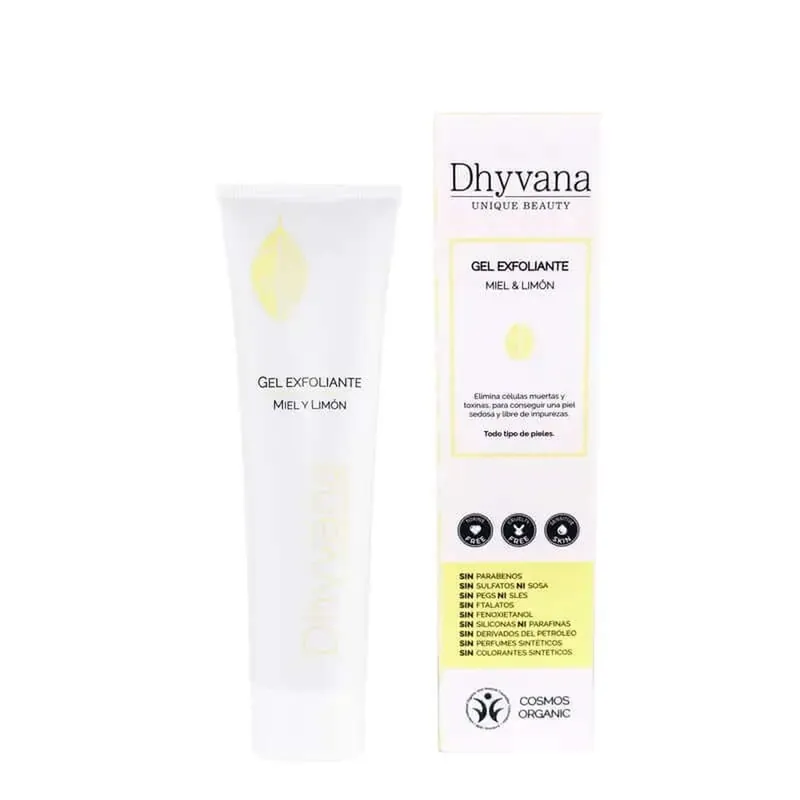 Preț mic Gel exfoliant cu miere și lămâie Dhyvana 100Ml