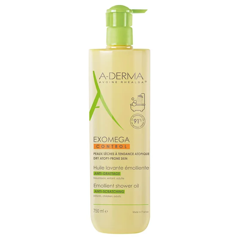 Reducere specială A-Derma Exomega Control Ulei de dus , 750 ml