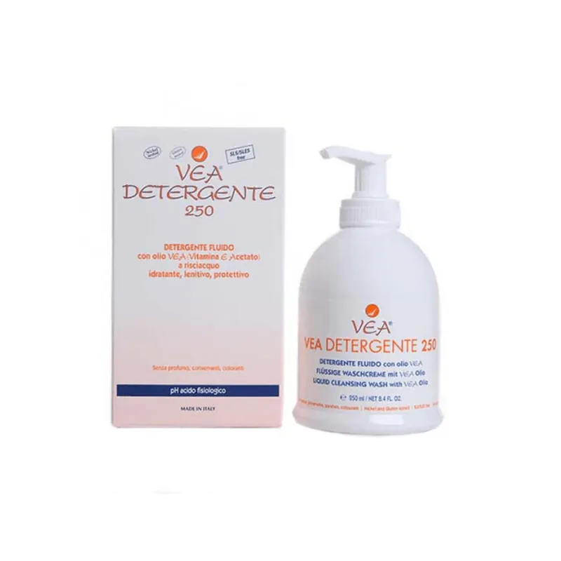Reducere de preț VEA Detergente Lichid dermatologic de spalare cu Vitamina E, 250 ml, Hulka