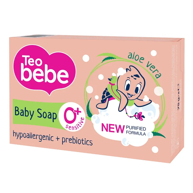 Sapun cu aloee vera, 75 gr, Teo Bebe Popular
