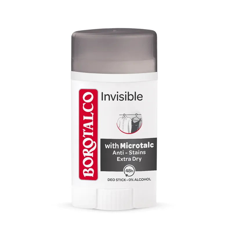 Deodorant stick Invisible, 40ml, Borotalco Ofertă exclusivă