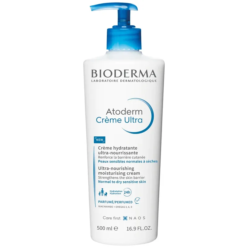 Cremă ultrahidratantă Bioderma Atoderm Crème Ultra Perfumed, 500 ml, Naos Vezi acum