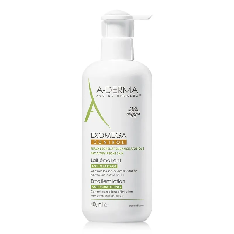 Lichidare de stoc A-Derma Exomega Control Lapte emolient , 400 ml