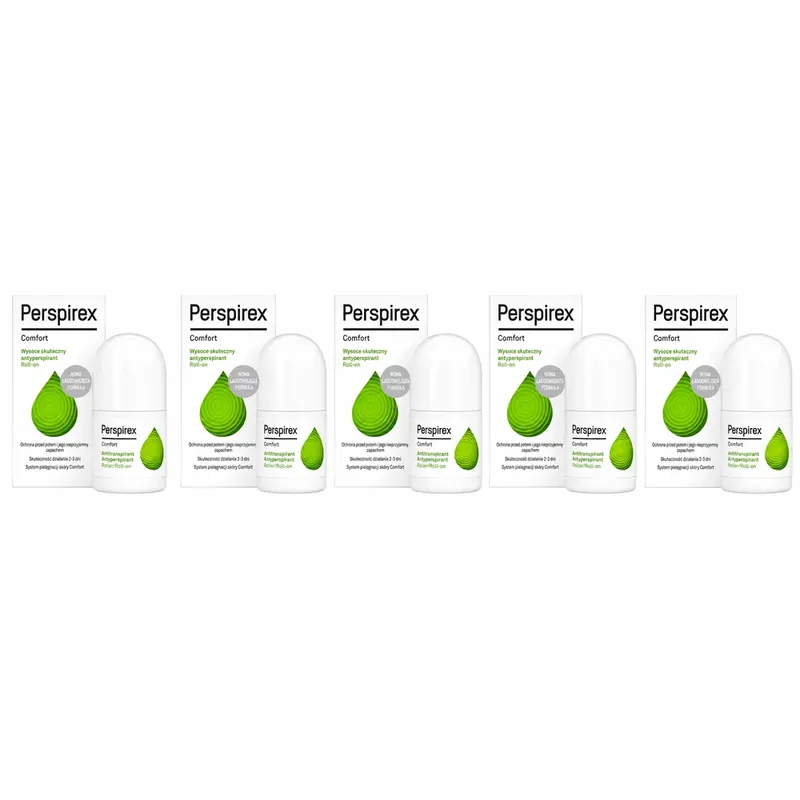 Nu rata Perspirex Comfort 5x20 ml, , roll-on antiperspirant