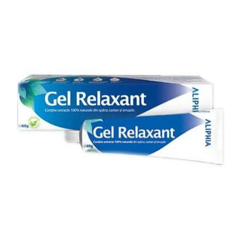 Livrare rapidă Gel relaxant Aliphia cu spanz, 60 g, Exhelios