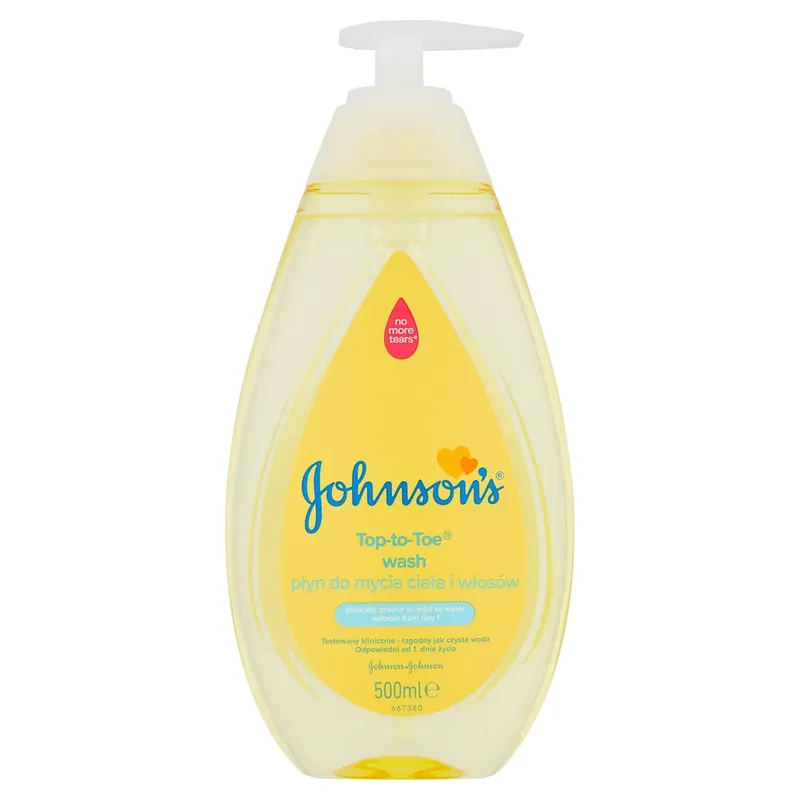 Lichidare de stoc Johnson‘s baby, De la cap la coadă, spălare pentru corp și păr, 500 ml