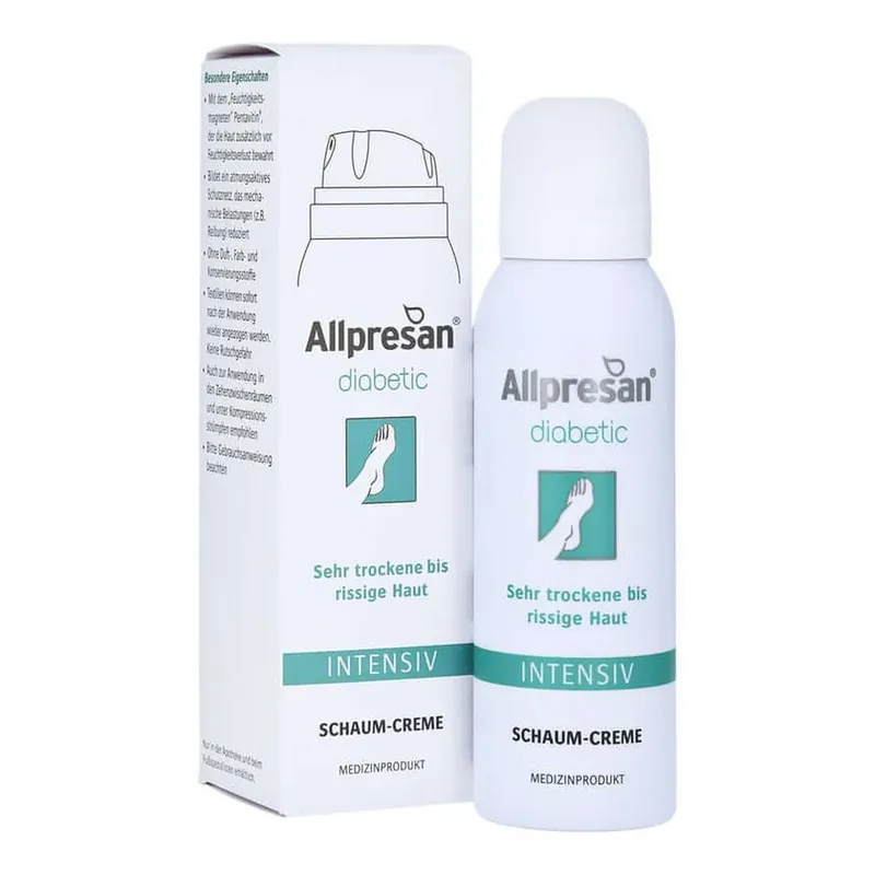 Allpresan diabetic INTENSIV spumă cremă 125 ml Reducere specială