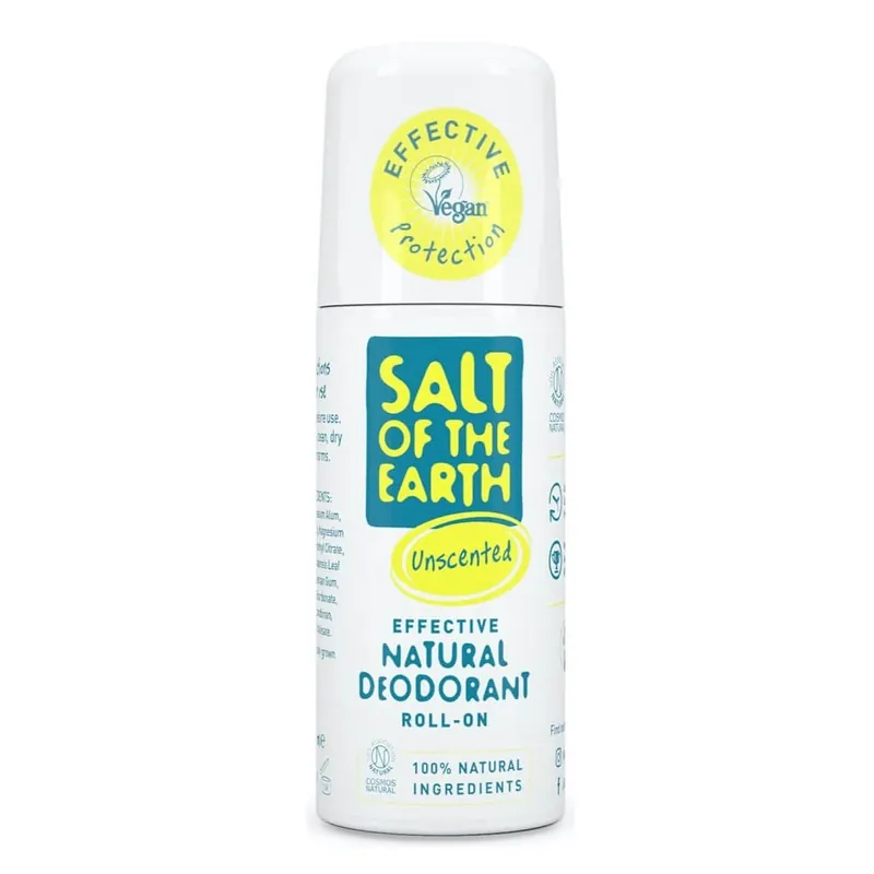 Deodorant roll-on natural fără miros Salt Of The Earth, 75 ml, Crystal Spring Preferatul clienților
