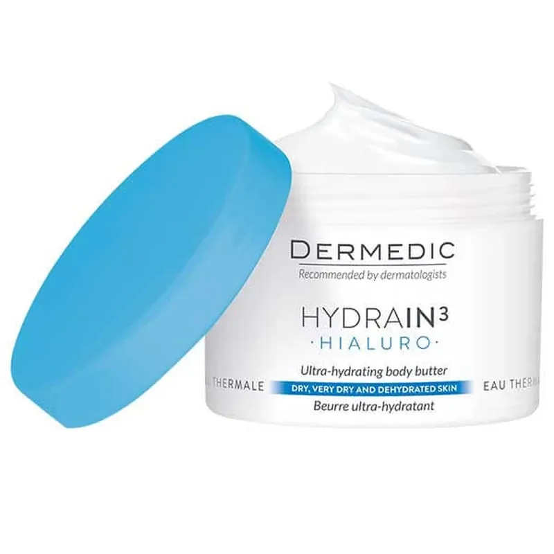 Dermedic Hydrain 3 Hialuro, unt de corp ultrahidratant, 225 ml Preț redus