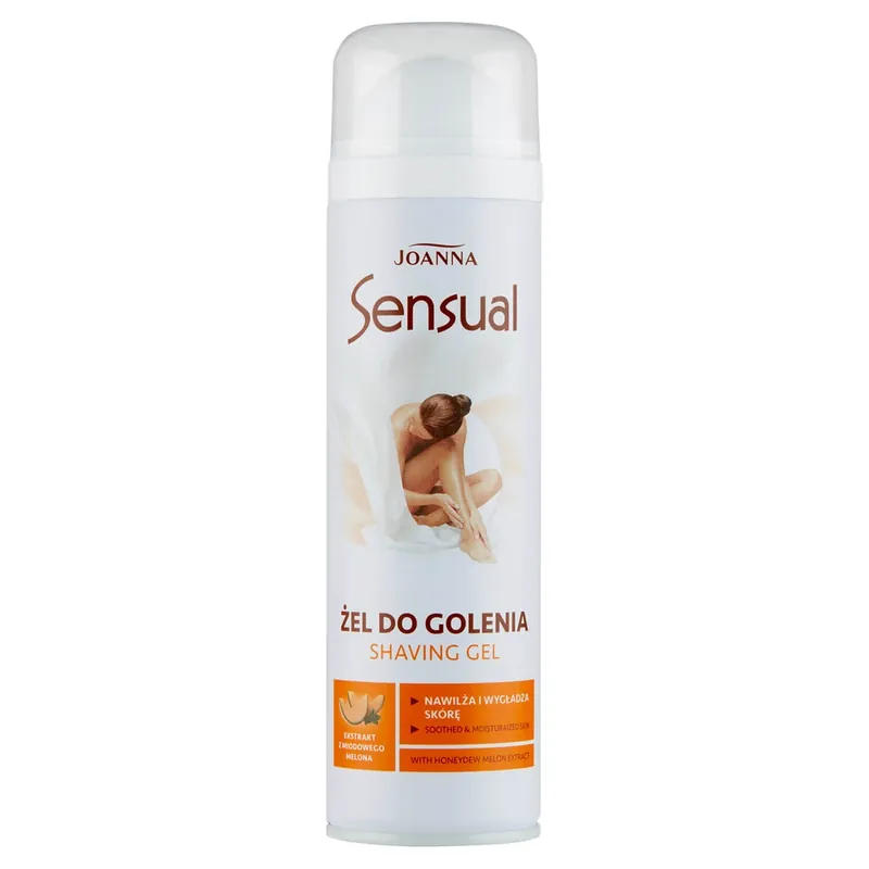 Joanna Sensual, gel de ras pentru femei cu extract de pepene galben, 200 ml Ultima șansă