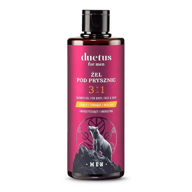 Comandă acum Duetus For Men, gel de duș energizant 3în1, 300 ml