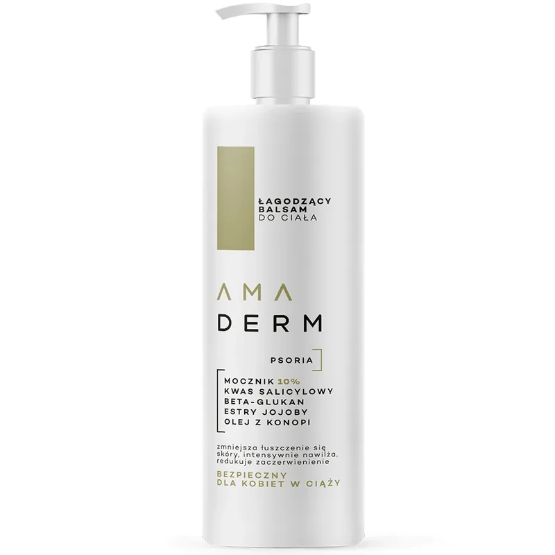 Preferatul clienților Amaderm Psoria, loțiune de corp calmantă, 400 ml