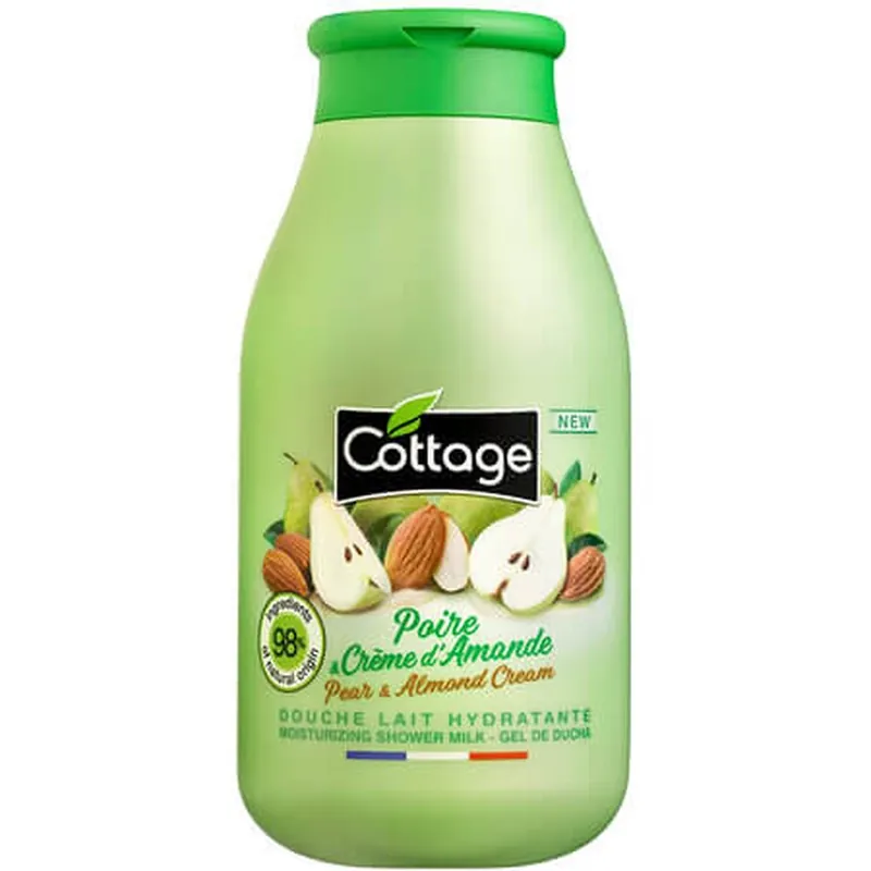 Gel de dus si lapte de baie, Pere si Migdale, 250 ml, Cottage Mai ieftin