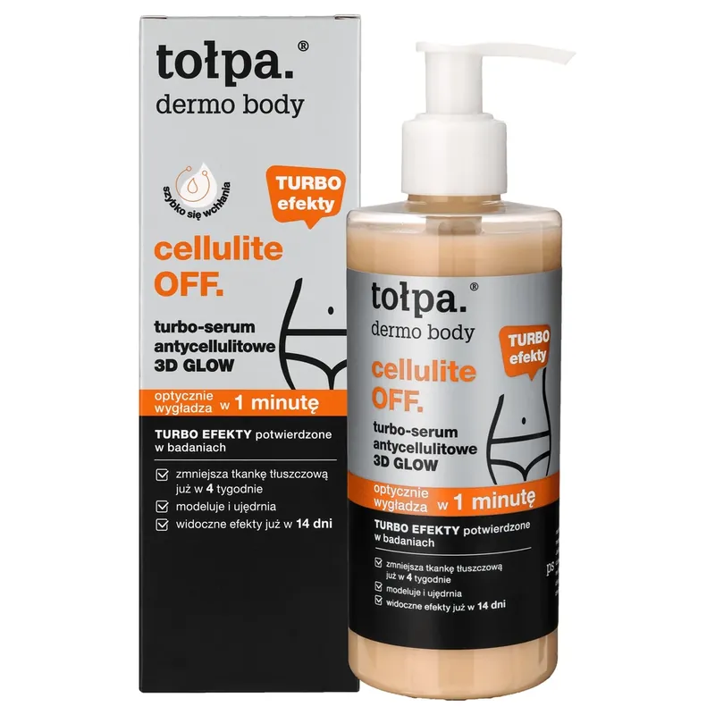 Tołpa Dermo Body Cellulite, turbo-serum anticelulitic 3D Glow, 250 ml Retur gratuit