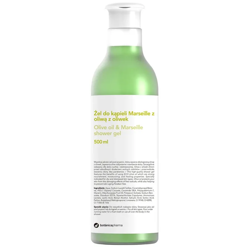 Bestseller Botanicapharma, gel de baie Marseille cu ulei de măsline, 500 ml